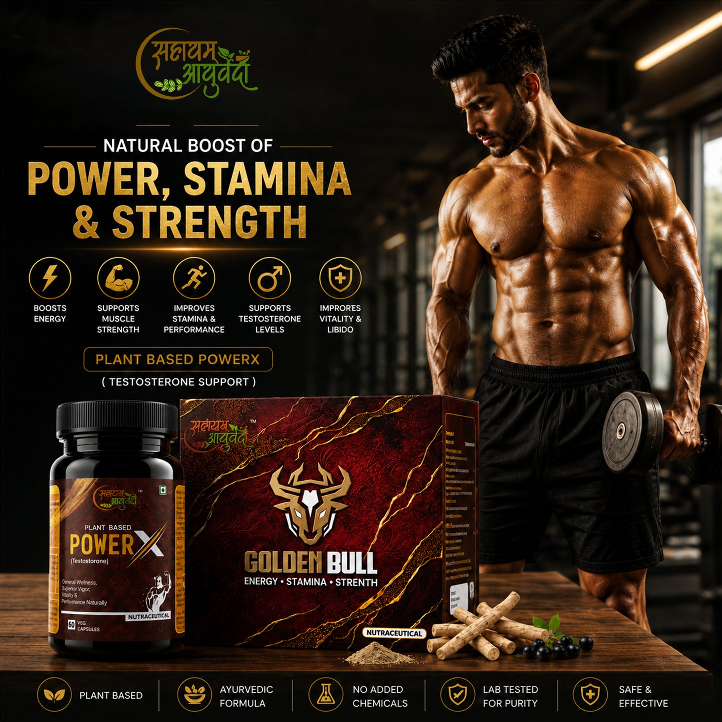 GOLDEN BULL POWERX TESTOSTERONE