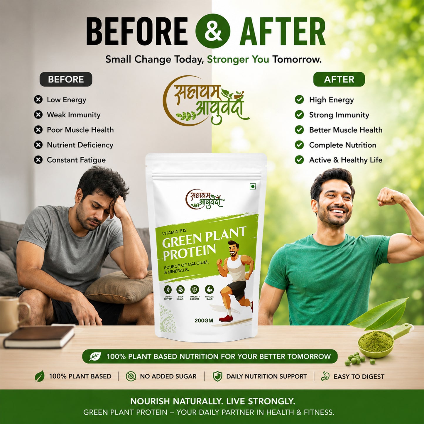 VITAMIN B12 GREEN PLANT PROTEIN